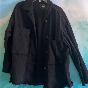 Black cargo jacket - unworn